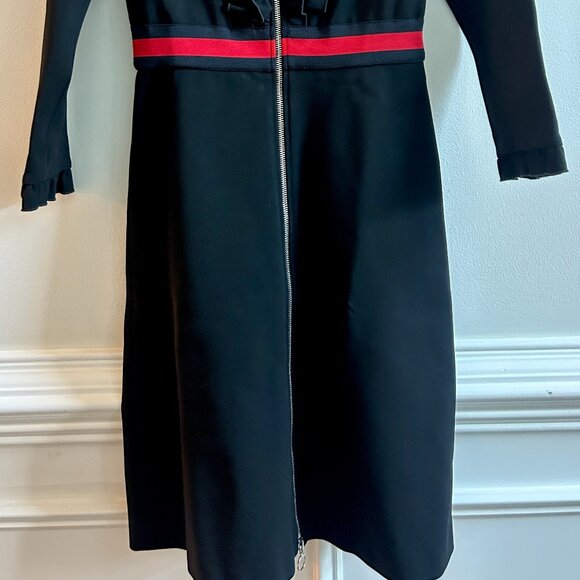 Gucci Sherry Line Dress, Medium Black - Picture 2 of 13